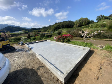 福津市　事務所　基礎工事