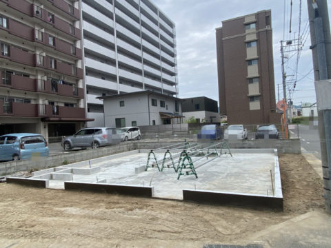 福岡市東区香椎　店舗　基礎工事