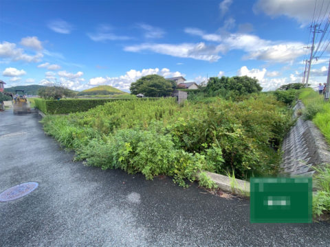 福津市　道路境界　縁石工事