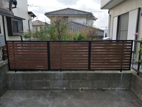 フェンス設置工事